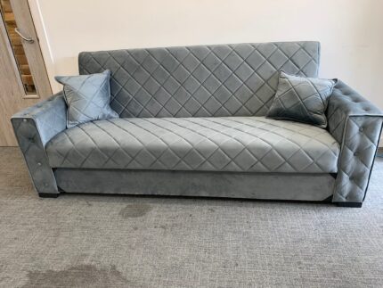 Chester Grey Turkish Sofa Bed